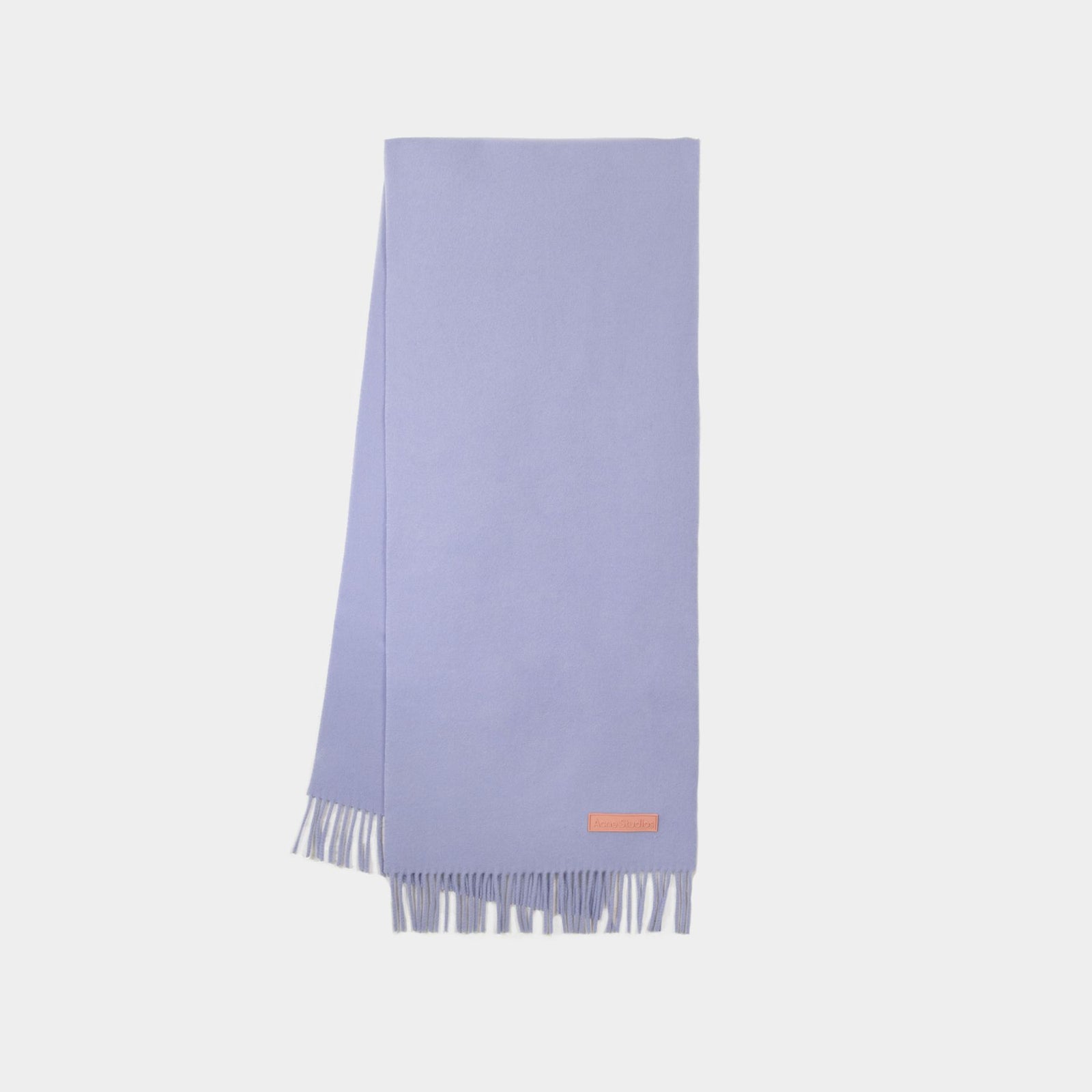 Scarf Acne Studios Lilac Purple Wool