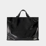 Logo Ew Tote Bag - Acne Studios -  Black - Cotton