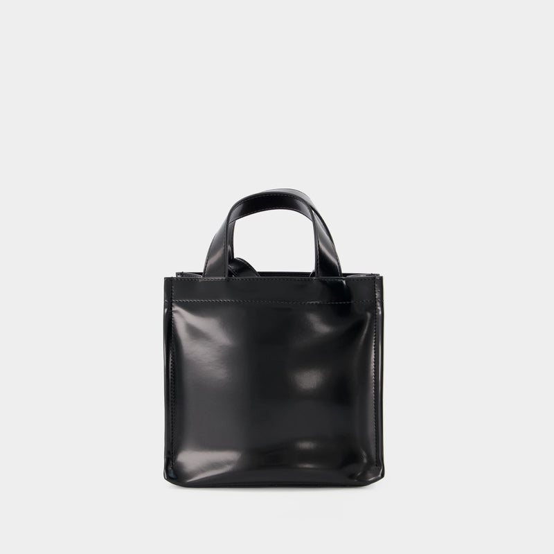 Logo Mini Tote Bag - Acne Studios -  Black - Cotton