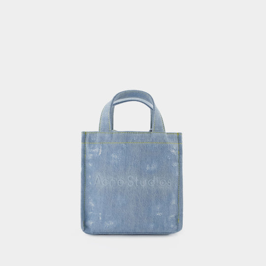 Logo Mini Tote Bag - Acne Studios - Blue  - Denim