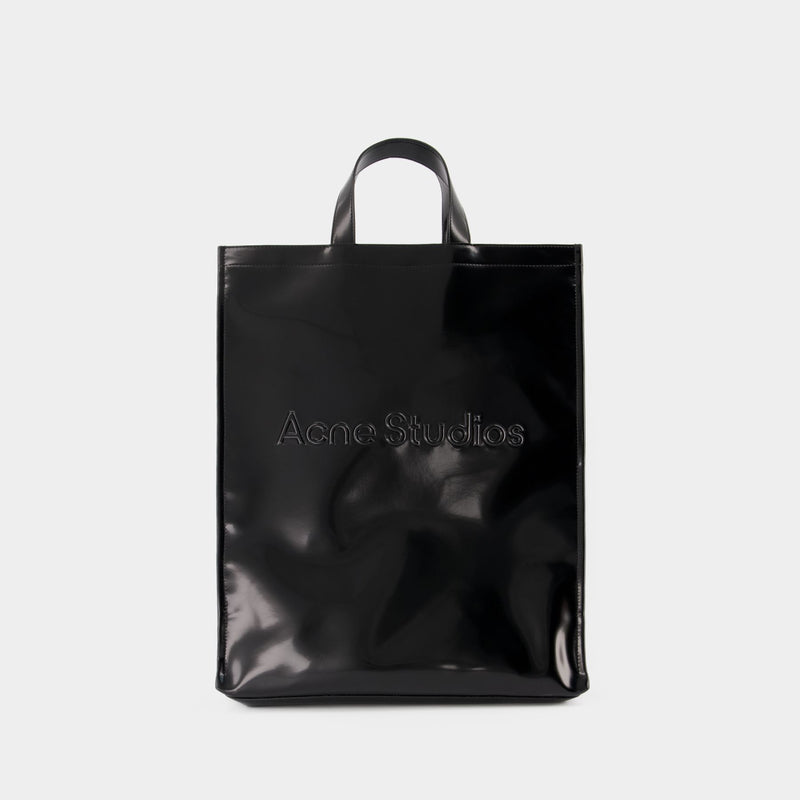 Logo Ns Tote Bag - Acne Studios -  Black - Cotton