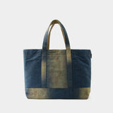 Fn-Ux Tote - Acne Studios - Nylon - Light blue/Beige