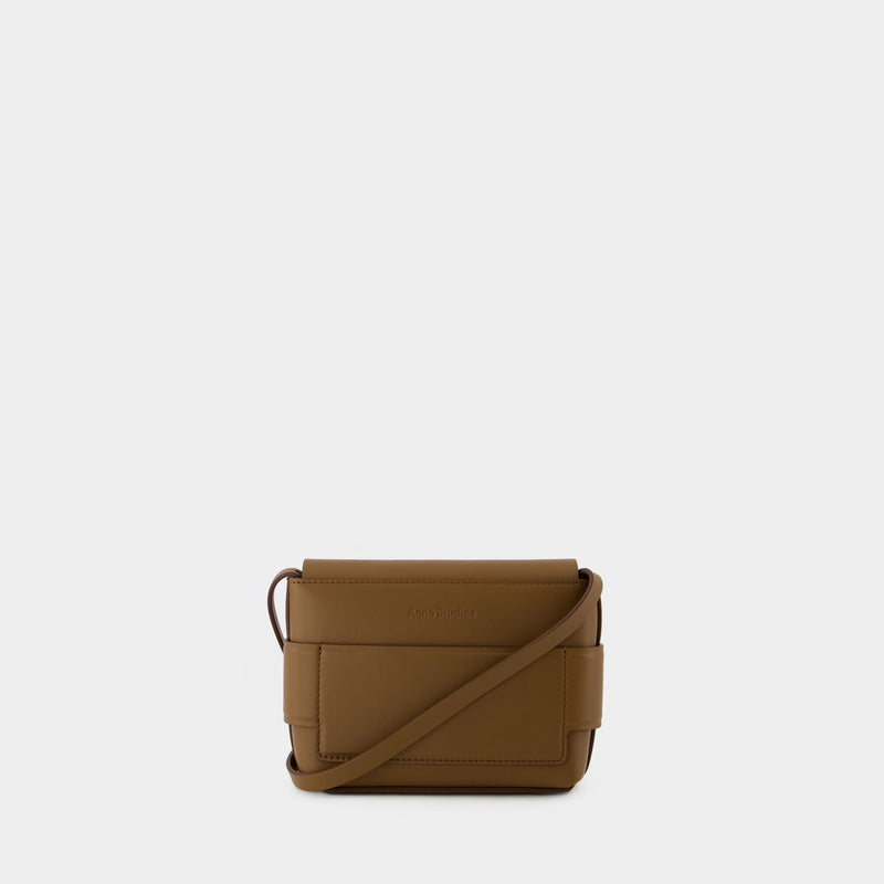 Musubi Wallet Crossbody - Acne Studios - Leather - Dark Brown