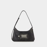 Platt Mini Crackle Hobo Bag - Acne Studios - Leather - Black