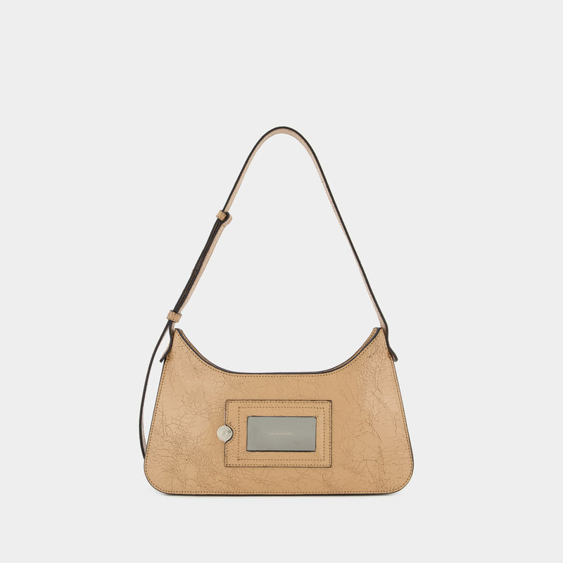 Hobo Platt Mini Crackle Bag - Acne Studios - Leather - Dark Beige