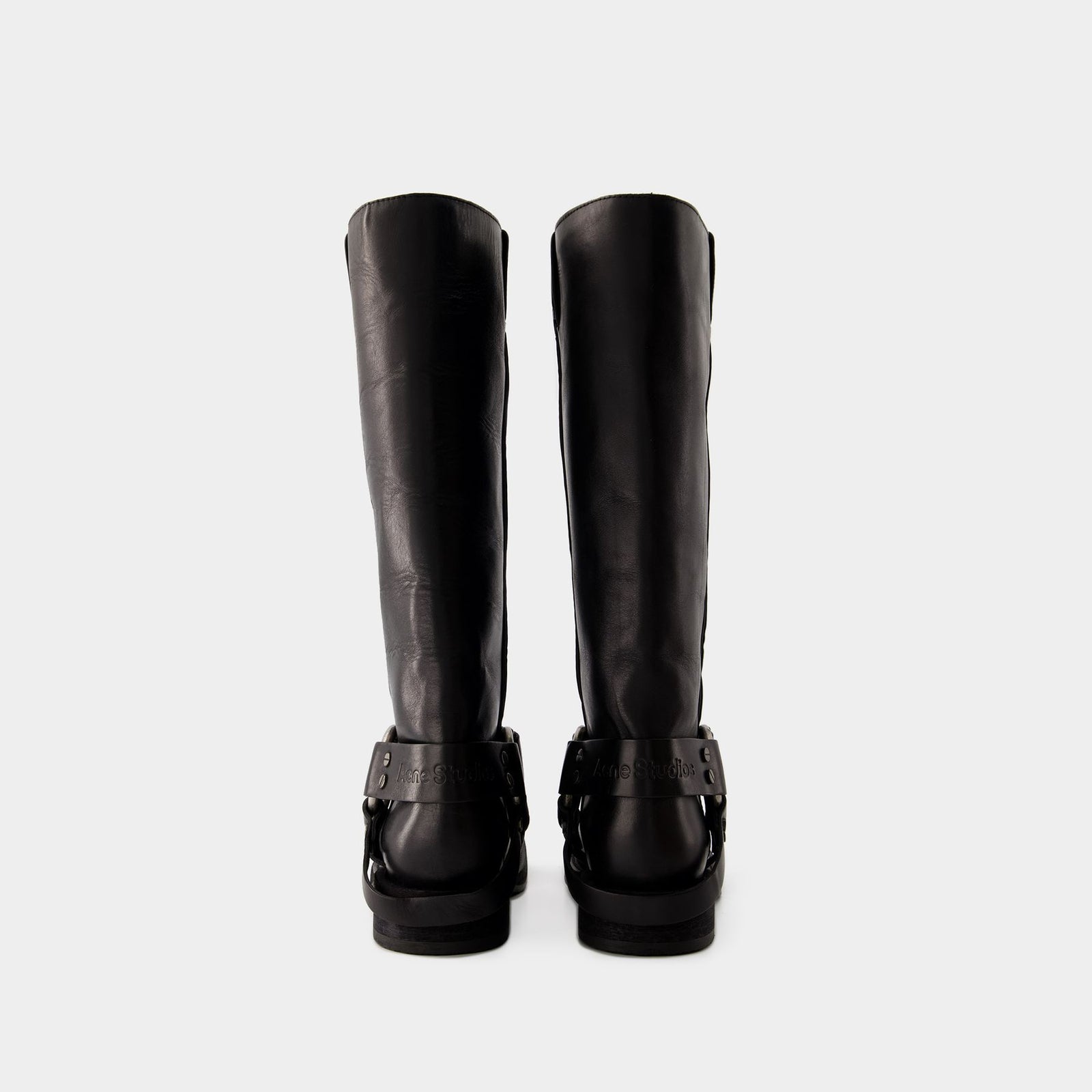 【Acne Studios】Balius レザーロングブーツ 40mm Balius レザーロングブーツ 40mm - Acne Studios - レディース