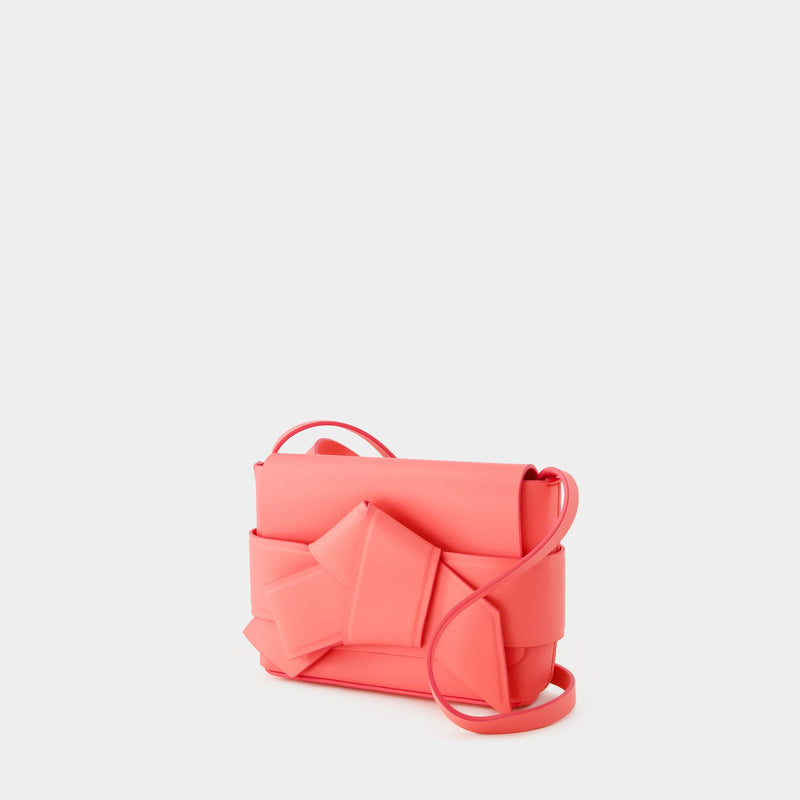 Musubi Wallet On Chain - Acne Studios - Leather - Electric Pink