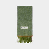 Solid Vally Scarf - Acne Studios - Wool - Green