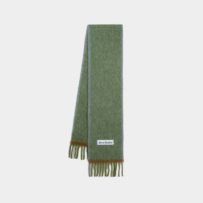 Solid Vally Scarf - Acne Studios - Wool - Green