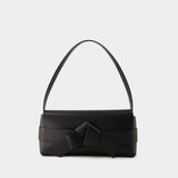 Musubi Elongated Hobo Bag - Acne Studios - Leather - Black