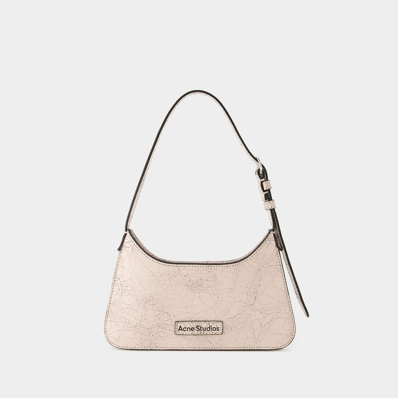 Platt Micro Crackle Hobo Bag - Acne Studios - Leather - Pastel Pink