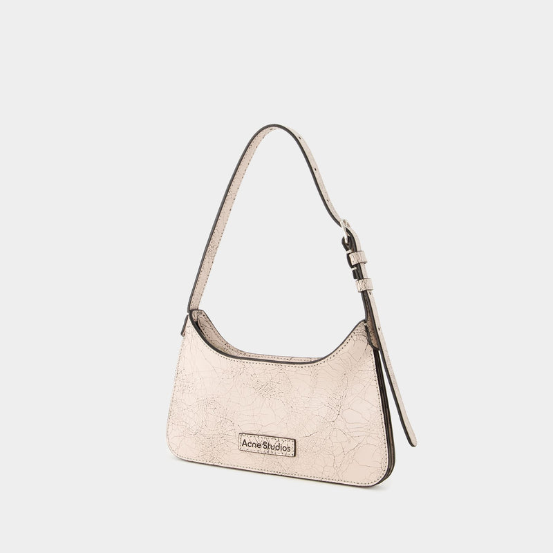 Platt Micro Crackle Hobo Bag - Acne Studios - Leather - Pastel Pink