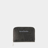 Acite Crackle Wallet - Acne Studios - Leather - Black