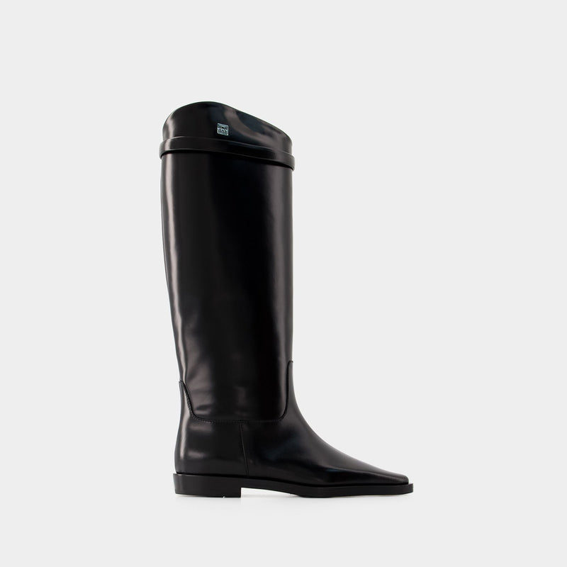 The Riding Boots - TOTEME - Leather - Black