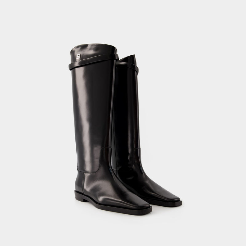 The Riding Boots - TOTEME - Leather - Black