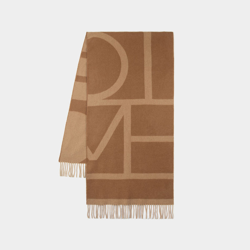 toteme monogram scarf