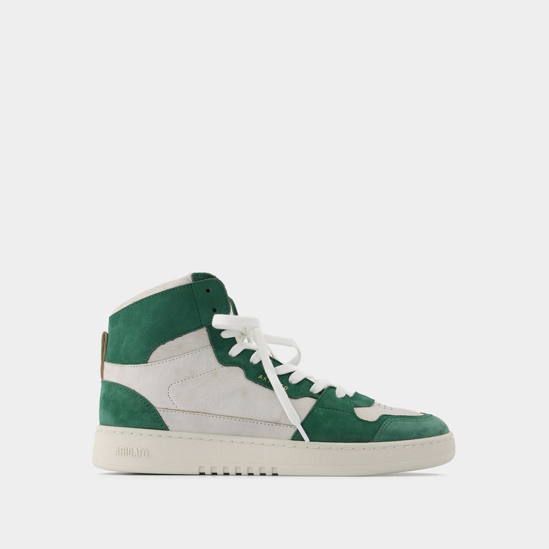 Dice Hi Sneakers - Axel Arigato - White/Green Kale - Leather