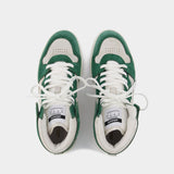 Dice Hi Sneakers - Axel Arigato - White/Green Kale - Leather
