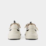 Marathon Sneakers - Axel Arigato -  Cream/Green Kale - Leather