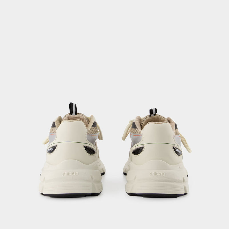 Marathon Sneakers - Axel Arigato -  Cream/Green Kale - Leather