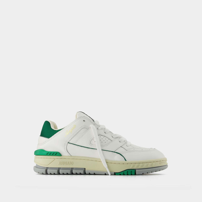 Area Lo Sneaker in Green Leather