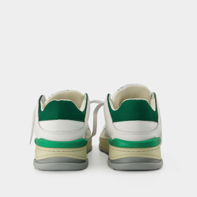 Area Lo Sneaker in Green Leather