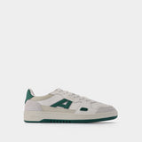 A Dice Lo Sneakers in Green Leather