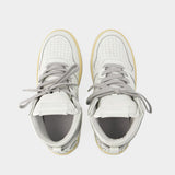 Rhecess Hi Sneakers - Rhude - Lea- Blanc
