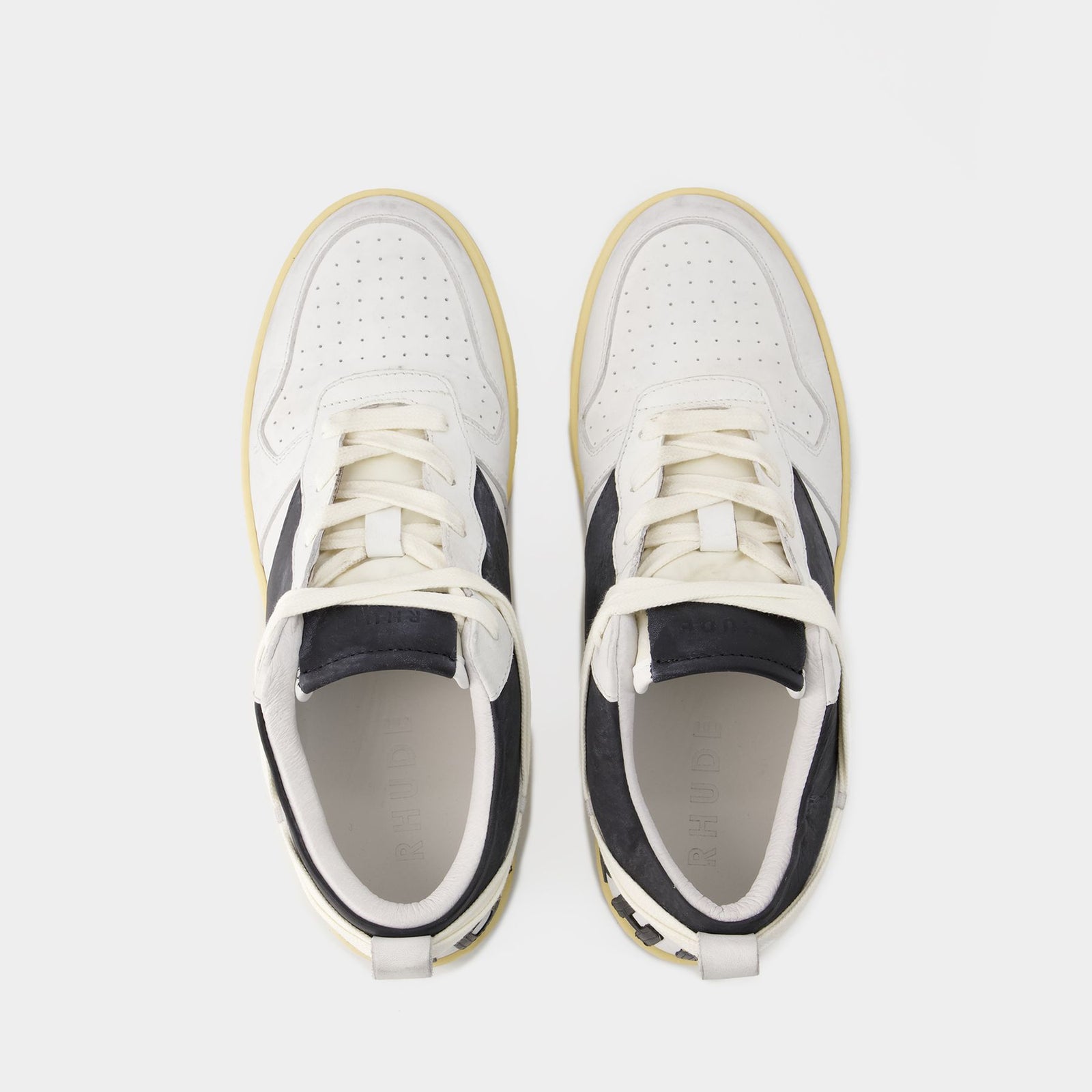 【関税込み】Rhecess Hi Sneakers - Rhude - Lea- Blanc Rhude | Shoes | Rhecess Hi Sneakers Rhude Lea Blanc | Poshmark