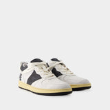 Rhecess Low Sneakers - Rhude - Leather - White/Black