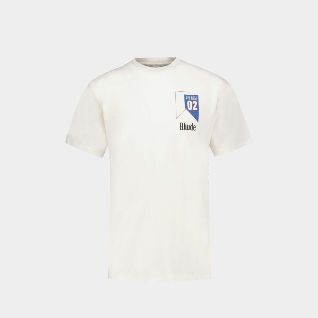 Rhude ホワイト Tシャツ 7600000677078_MAIN_938aaf9e7d_