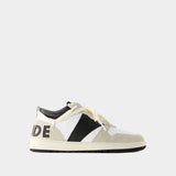 Rhecess Low Sneakers - Rhude - Leather - White/Black