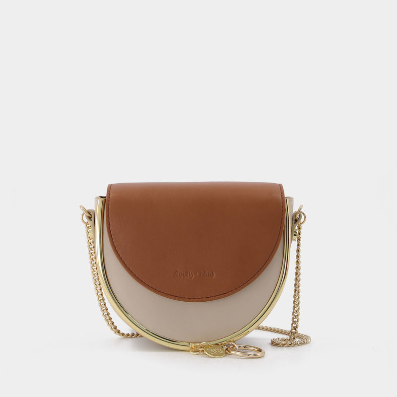 Mara Hobo Bag - See By Chloe - Cement Beige - Leather