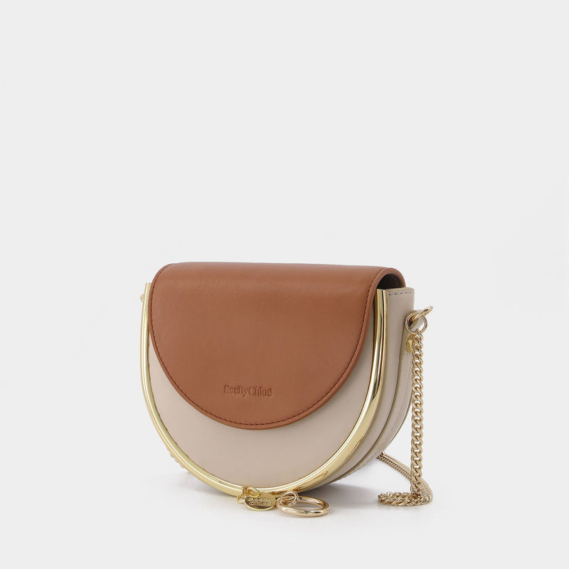 Mara Hobo Bag - See By Chloe - Cement Beige - Leather