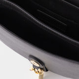 Mara Saddle Bag in Black Leather