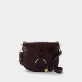 Hana Bag in Darkened Brown Leather