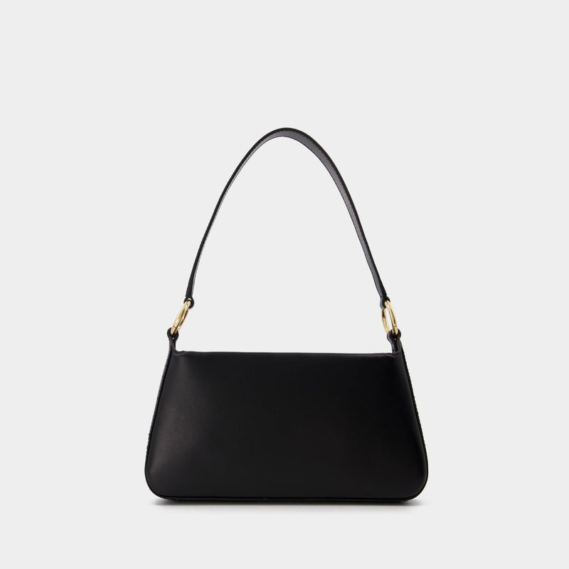 Sac baguette Tilda en Cuir Noir