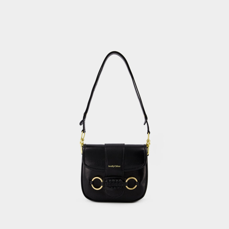 Hobo Saddie Bag - See By Chloé - Leather - Black