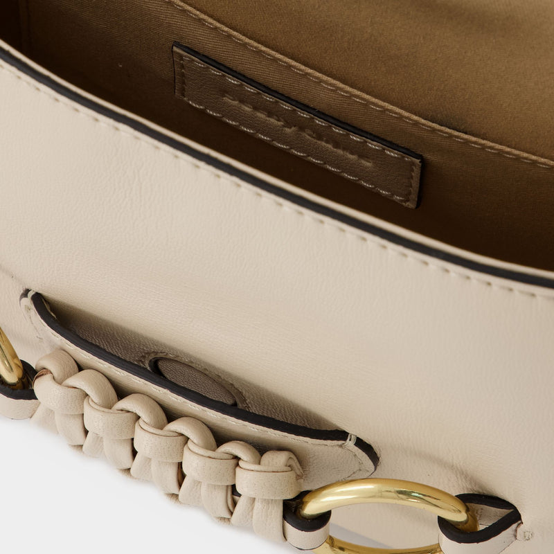 Saddie Hobo Bag See By Chloe Cement Beige Leather