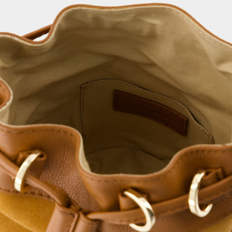 Longchamp Vintage Drawstring Leather Purse
