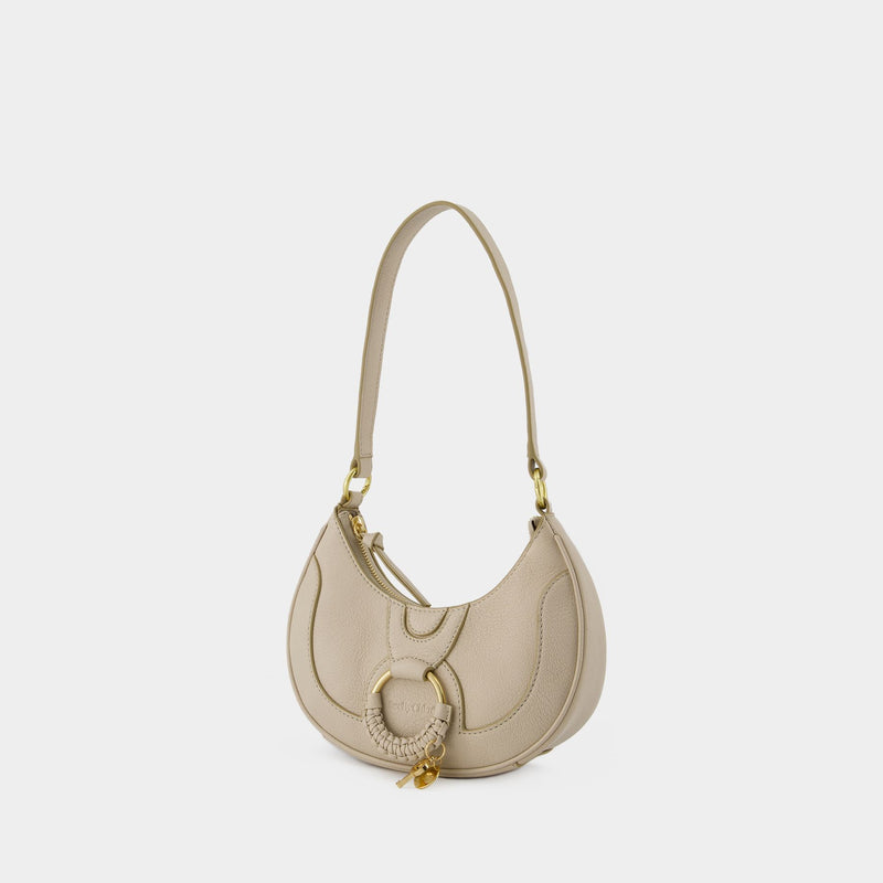 Hana Hobo Bag - See By Chloé - Leather - Cement Beige