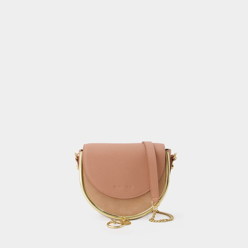 Mara Leather Crossbody Bag in Pink - See By Chloe