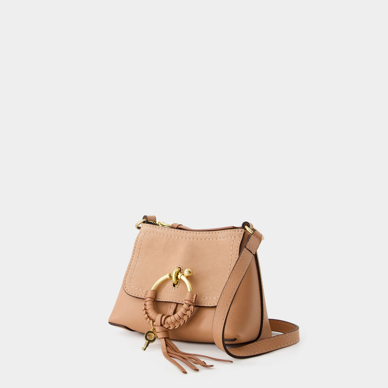 Joan Mini Crossbody See By Chlo Leather Coffee Pink