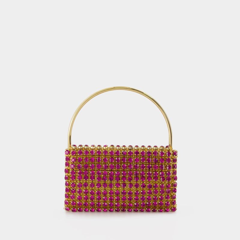 Les Nuances Baguette Bag in Pink Crystal