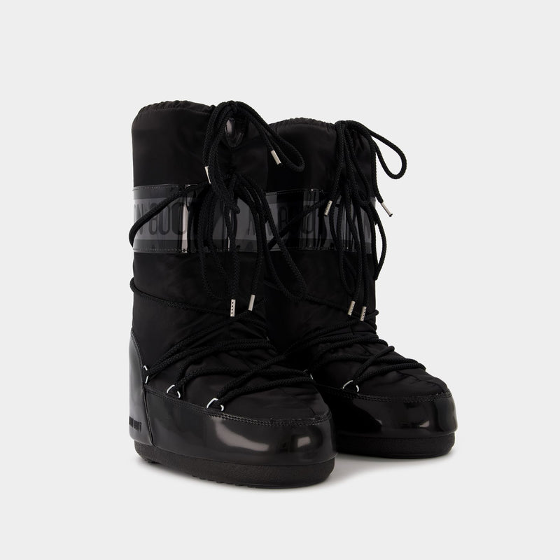 Moon Boot Icon Glance in Black