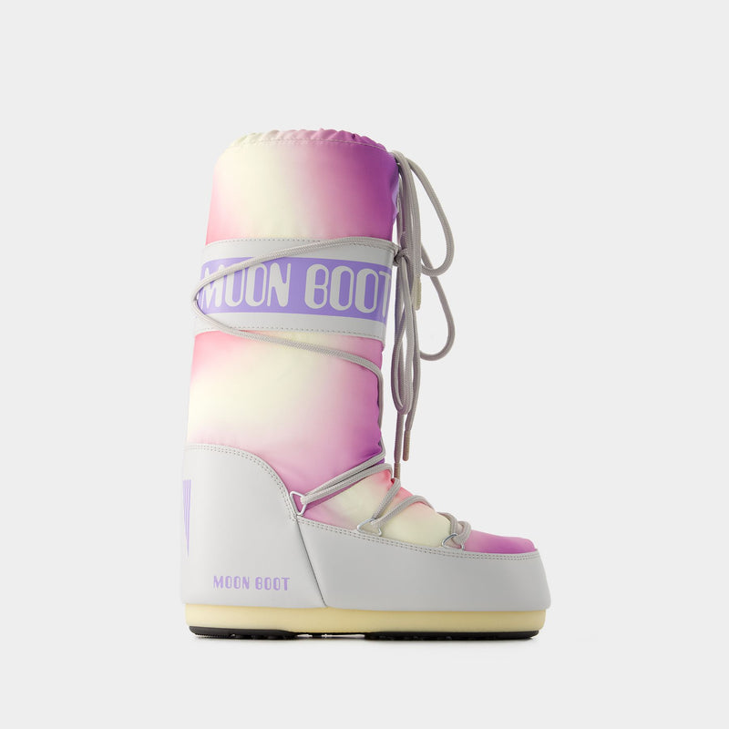 Icon Tie Dye Boots - Moon Boot - Pvc - Grey