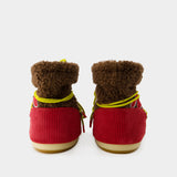 Light M Patch Boots - Moon Boot - Shearling - Brown