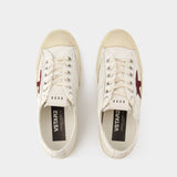 V-Star 2 Sneakers - Golden Goose - Leather - White/ Red