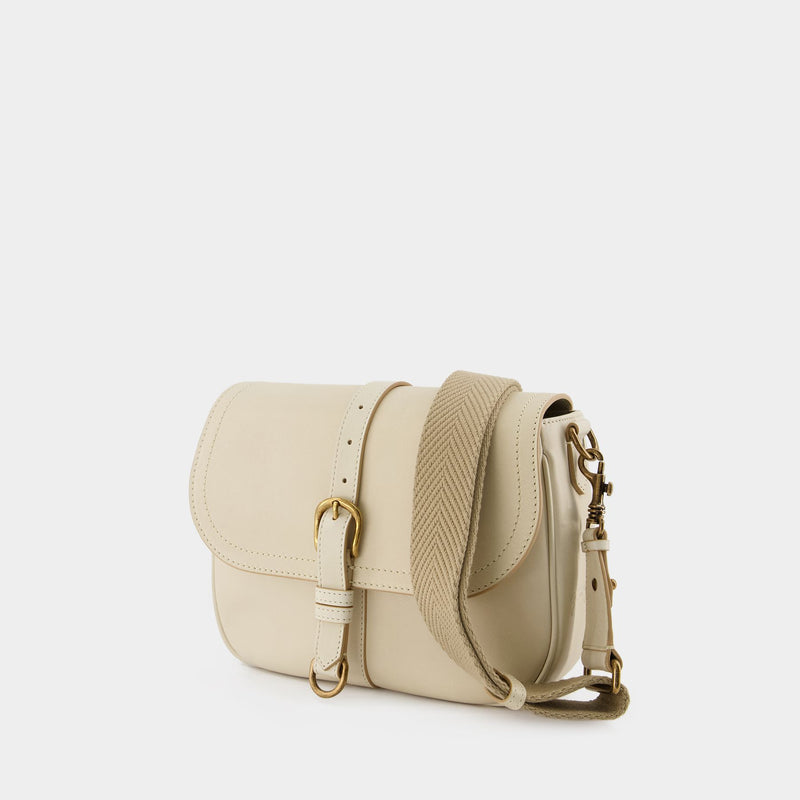 Francis Hobo Bag - Golden Goose -  Porcelaine - Leather