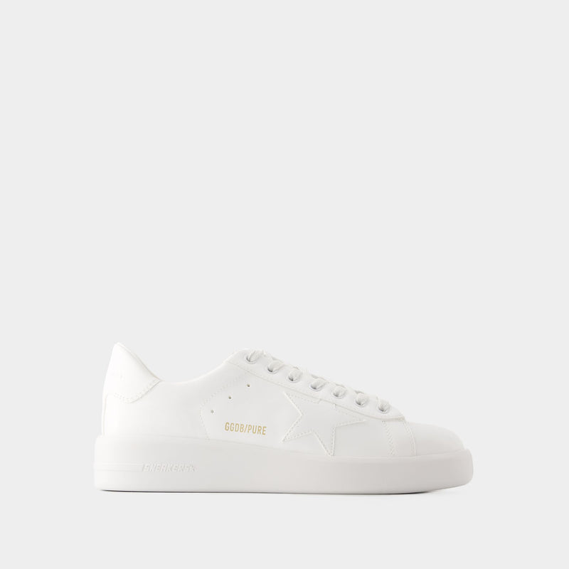 Pure Star Sneakers - Golden Goose - Leather - Optic White